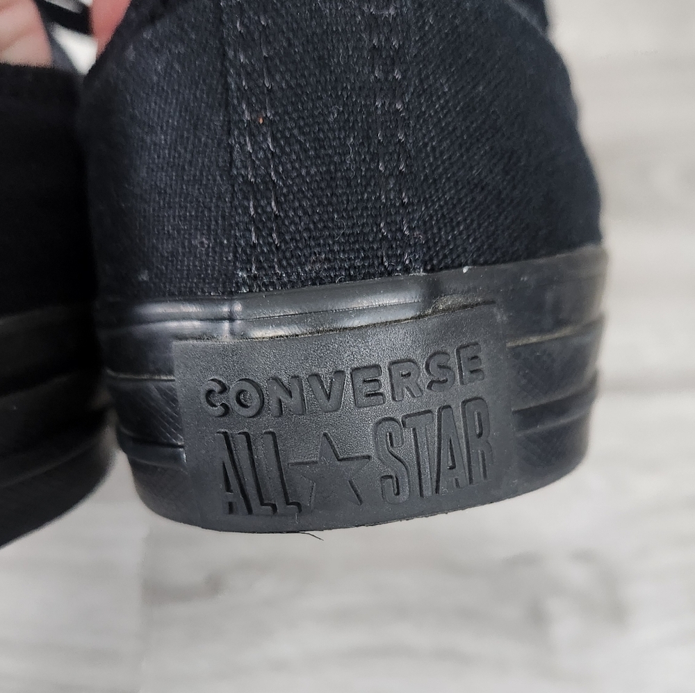 Converse Chuck Taylor Black Monochrome Low Size 8 - Picture 5 of 11